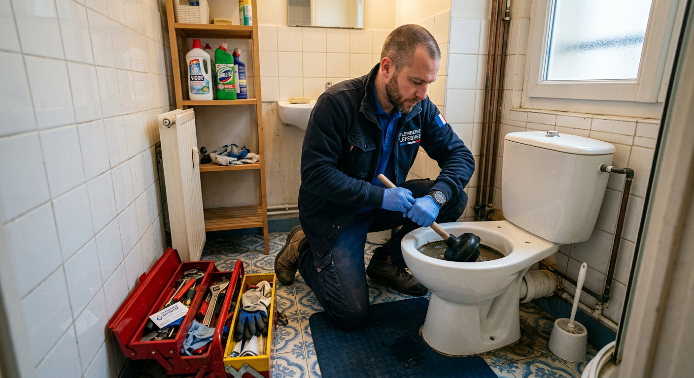 Débouchage WC en urgence dans un pavillon à Plaisir